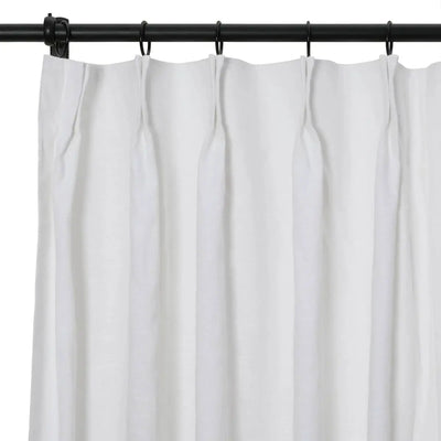 Jawara Luxury Linen Cotton Curtain Pleated -TWOPAGES