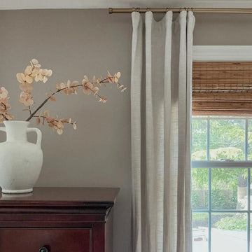 Jawara Luxury Linen Cotton Curtain Soft Top -TWOPAGES