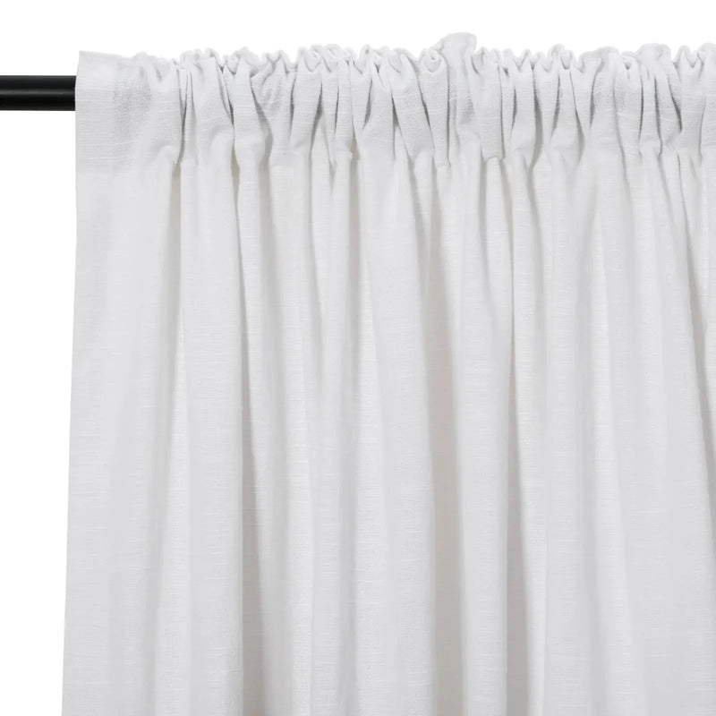 Jawara Luxury Linen Cotton Curtain Soft Top TWOPAGES