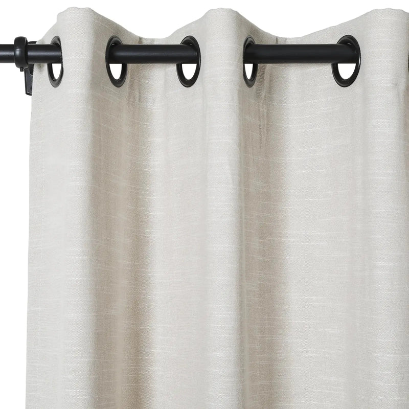 Jawara Luxury Linen Cotton Curtain Grommet TWOPAGES