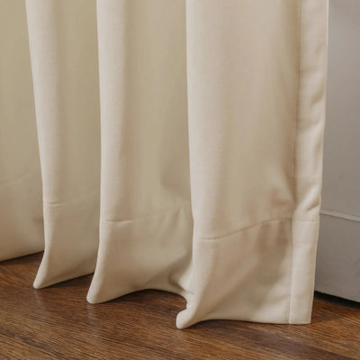 Tavis Premium Velvet Curtain Pleated TWOPAGES