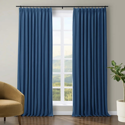 Tavis Premium Velvet Curtain Pleated TWOPAGES