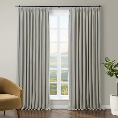 Tavis Premium Velvet Curtain Pleated TWOPAGES