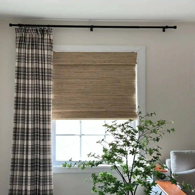 Natural Jute Bamboo Woven Shade - Bark -TWOPAGES CURTAINS