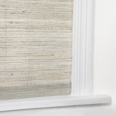 Natural Ramie Top Down Bottom Up Woven Wood Shade Cordless - Coconut -TWOPAGES