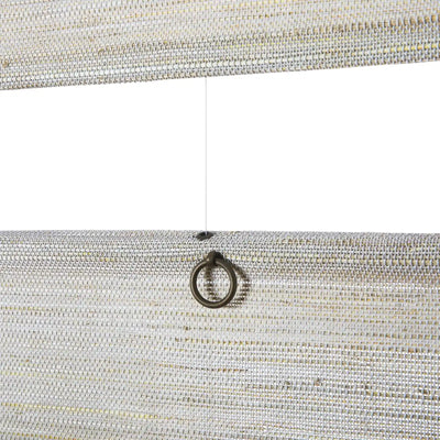 Natural Ramie Top Down Bottom Up Woven Wood Shade Cordless - Coconut -TWOPAGES