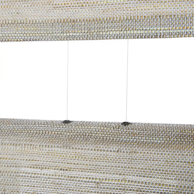 Natural Ramie Top Down Bottom Up Woven Wood Shade Cordless - Coconut -TWOPAGES