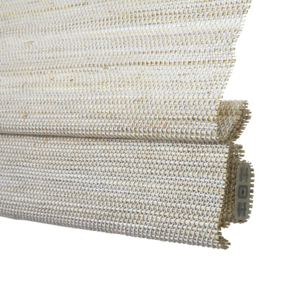 Natural Ramie Top Down Bottom Up Woven Wood Shade Cordless - Coconut -TWOPAGES