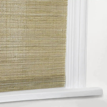 Natural Ramie Top Down Bottom Up Woven Wood Shade Cordless - Coconut -TWOPAGES CURTAINS