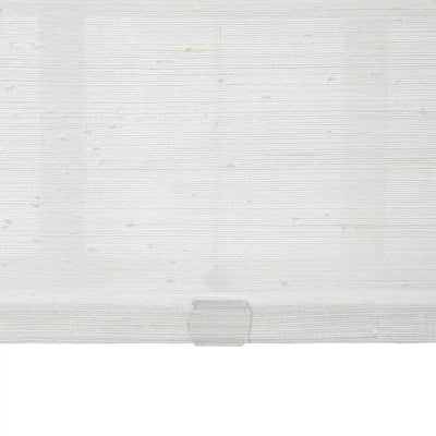 Natural Ramie Top Down Bottom Up Woven Wood Shade Cordless - Rattan White-TWOPAGES