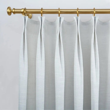 Jawara Luxury Linen Cotton Curtain Pleated- -TWOPAGES