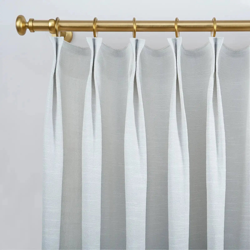 Jawara Luxury Linen Cotton Curtain Pleated- -TWOPAGES