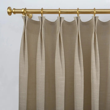 Jawara Luxury Linen Cotton Curtain Pleated- -TWOPAGES