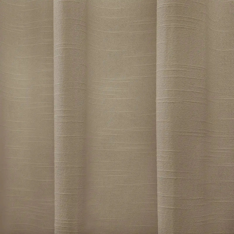 Jawara Luxury Linen Cotton Curtain Pleated- -TWOPAGES