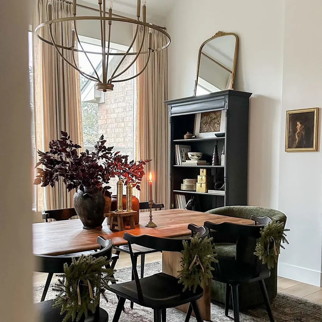 Liz Sand Beige Triple Pleated Linen Drape