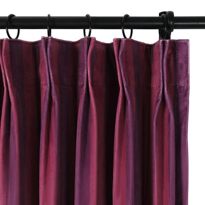 Amy Switzer Velvet Pleated Drapery -TWOPAGES