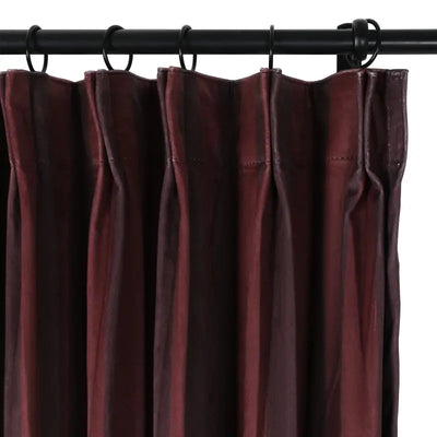Amy Switzer Velvet Pleated Drapery -TWOPAGES