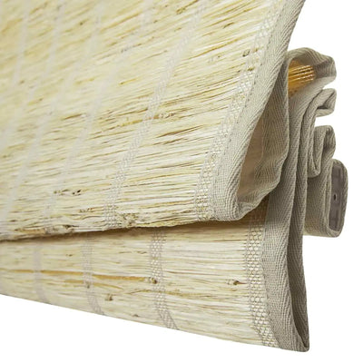 Rae Natural Ramie Jute Woven Wood Shades - Series M -TWOPAGES CURTAINS