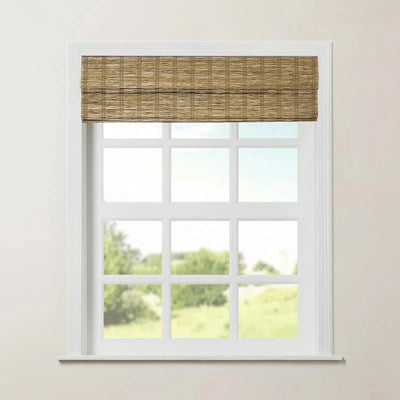 Rae Natural Ramie Jute Woven Wood Shades - Series M -TWOPAGES CURTAINS