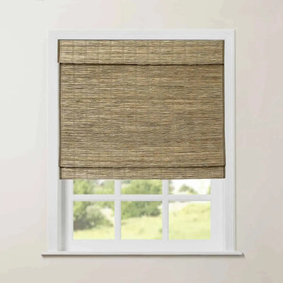 Rae Natural Ramie Jute Woven Wood Shades - Series M -TWOPAGES CURTAINS