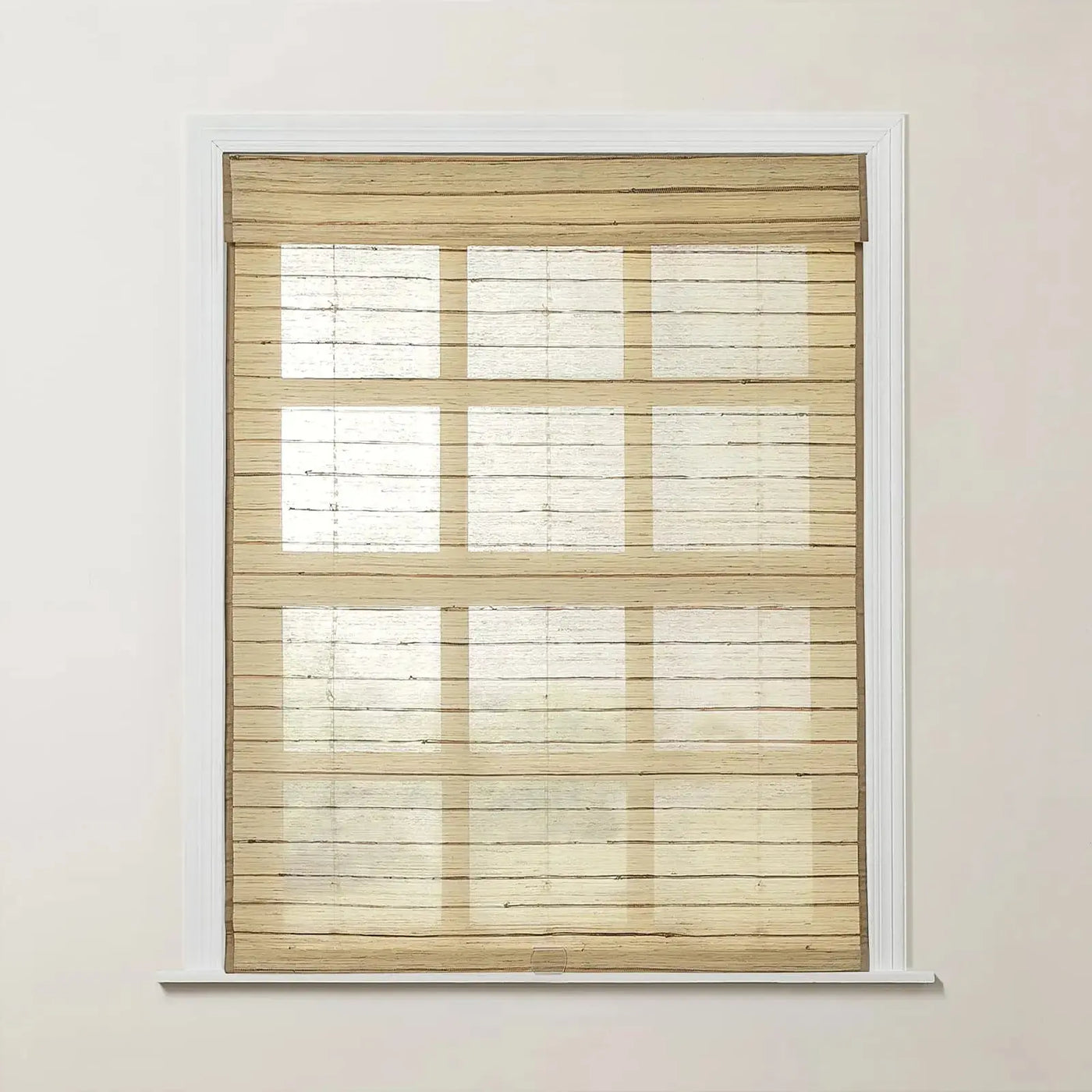 Rae Natural Ramie Jute Woven Wood Shades - Series M -TWOPAGES CURTAINS