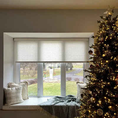 Alvin Linen Blend Cordless Roller Shades -TWOPAGES