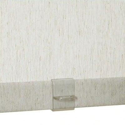 Alvin Motorized Linen Room Darkening Roller Shade