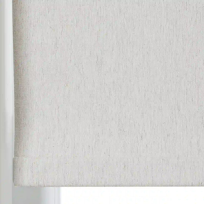 Alvin Motorized Linen Blackout Roller Shade