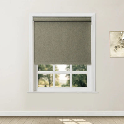 Alvin Motorized Blackout Boutique Polyester Roller Shade - TWOPAGES