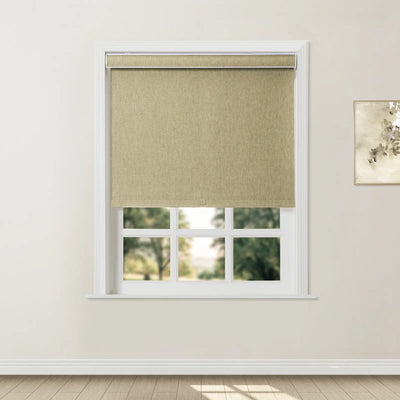Alvin Motorized Blackout Boutique Polyester Roller Shade - TWOPAGES