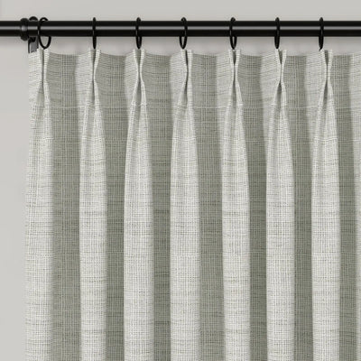 Lydia Lattice Jacquard Curtain Pleated TWOPAGES