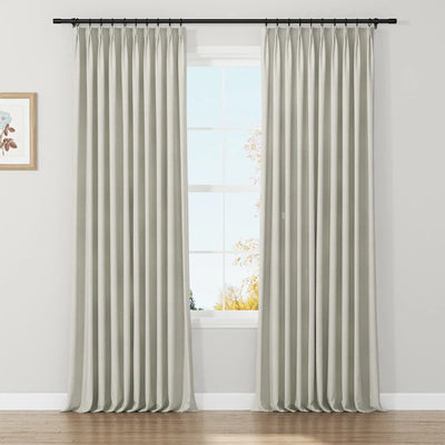 Lydia Knit Jacquard Curtain Pleated TWOPAGES