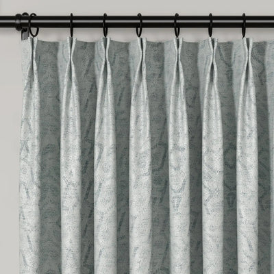 Lydia Polygon Jacquard Curtain Pleated TWOPAGES