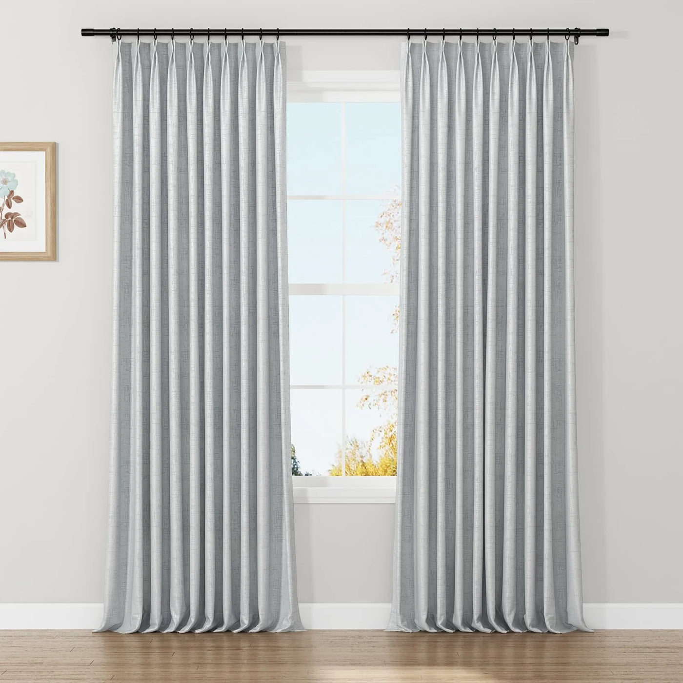 Lydia Fence Jacquard Curtain Pleated TWOPAGES