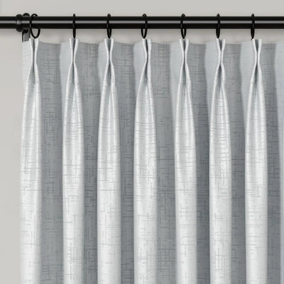 Lydia Fence Jacquard Curtain Pleated TWOPAGES