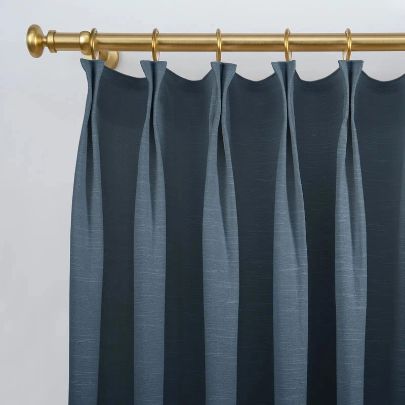Jawara Luxury Linen Cotton Curtain Pleated- -TWOPAGES