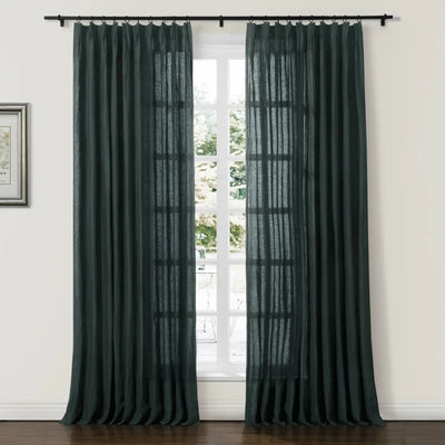 Doris 100% Linen Curtain Soft Top TWOPAGES