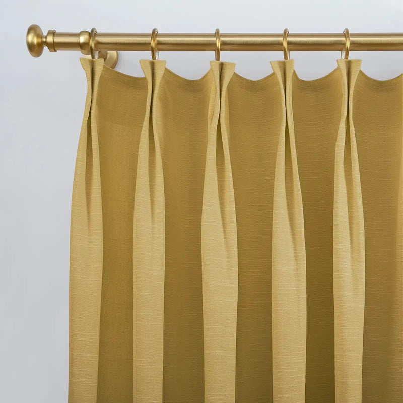 Jawara Luxury Linen Cotton Curtain Pleated- -TWOPAGES
