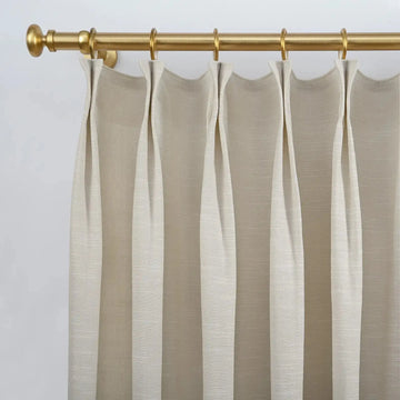 Jawara Luxury Linen Cotton Curtain Pleated- -TWOPAGES