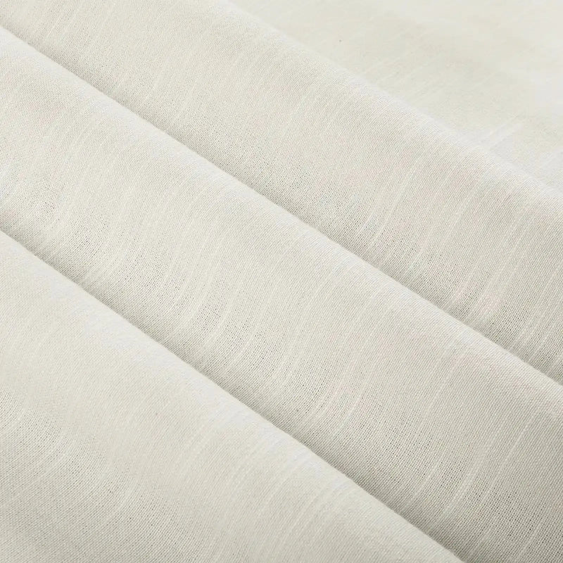 Jawara Luxury Linen Cotton Curtain Pleated- -TWOPAGES