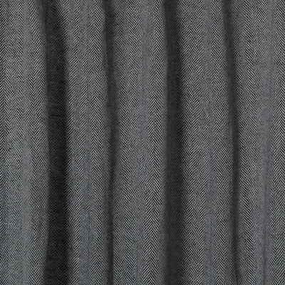 Ron Linen Herringbone Custom Curtain Pleated -TWOPAGES