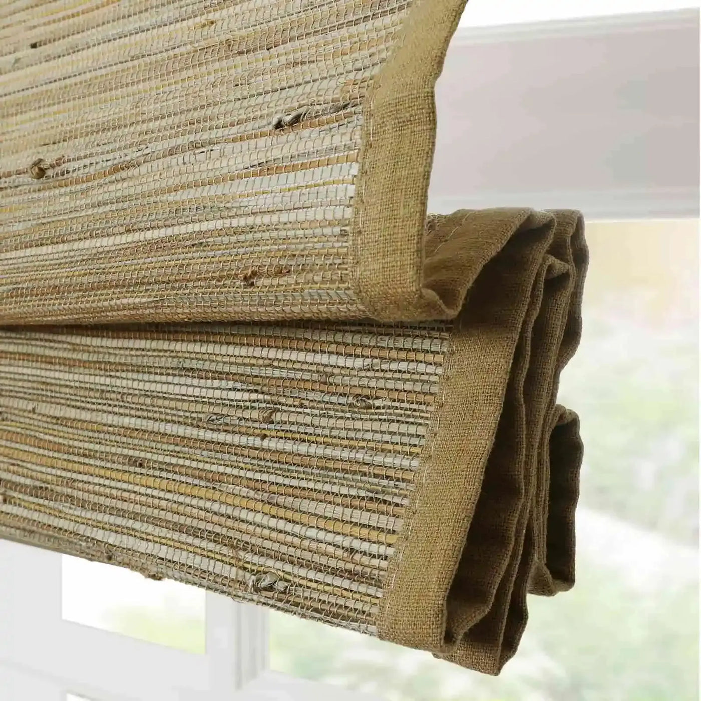 Rae Natural Ramie Bamboo Woven Shades - Series P -TWOPAGES CURTAINS