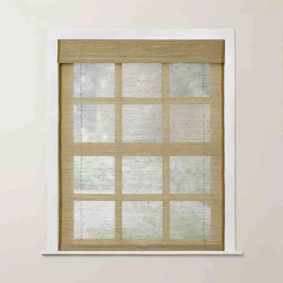 Rae Natural Jute Flax Woven Shade - Khaki TWOPAGES CURTAINS