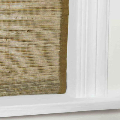 Rae Natural Jute Flax Woven Shade - Khaki TWOPAGES CURTAINS