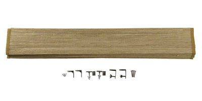 Rae Natural Jute Flax Woven Shade - Khaki TWOPAGES CURTAINS