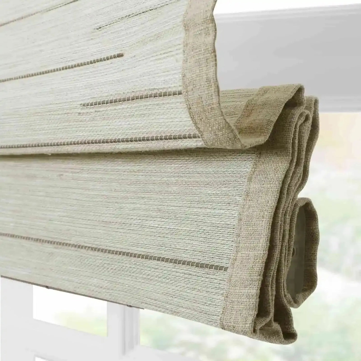 Rae Natural Ramie Bamboo Woven Shades - Series P -TWOPAGES CURTAINS