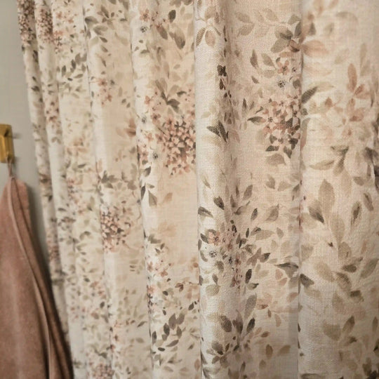 Custom Luxury Bathroom Curtains with Waterproof Layer- -TWOPAGES CURTAINS