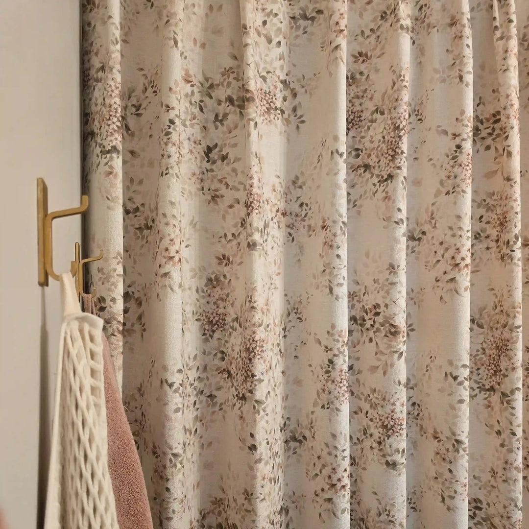 Custom Luxury Bathroom Curtains with Waterproof Layer- -TWOPAGES CURTAINS