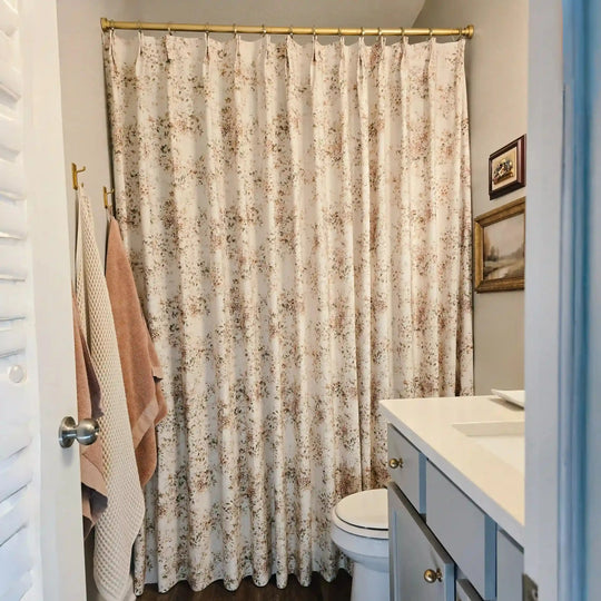 Custom Luxury Bathroom Curtains with Waterproof Layer- -TWOPAGES CURTAINS