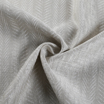 Lydia Herringbone Jacquard Curtain Pleated TWOPAGES